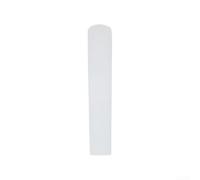 Anches de clarinette professionnelles à base de résine de qualité 2,5 - Pointe fine - Cœur épais pour un son sombre - 1 ou 3 pièces - Blanc