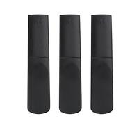 Anches pour saxophone alto 3 pièces, Accessoires pour saxophone, Anches en résine noire 2.5, pour étudiants débutants, imitation, entraînement, concerts, intermédiaires, avancés