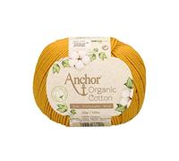 Anchor 00240 Coton biologique 4 fils Doré 125 m 50 g
