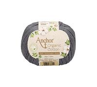 Anchor 06041 Coton biologique 4 fils Env. 125 m Graphite 50 g