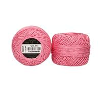 Anchor 4591008-00075 Fil à broder, 100% coton, rose perlé, épaisseur 8, 82 m, 16 g