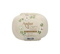 Anchor 4660004-00105 Fil à crochet 100% coton naturel onesize, 52 g