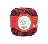 Anchor 4771006-01019 Fil à crochet, 100% coton, 1019, épaisseur 6, 88 g