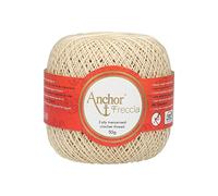 Anchor 4771012-00387 Fil à crochet en coton Beige