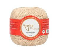 Anchor 4771016-00387 Fil à crochet en coton Beige