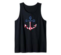 Anchor Boat Cruise Ship American Flag Captain Sailor Débardeur