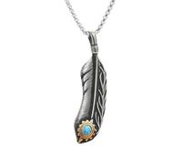 Anchor Collier de Plumes de synthèse Vintage de chaîne cubaine