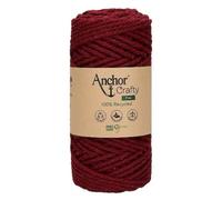 Anchor Crafty Fine 00119 Pelote de laine Bordeaux 65 m 250 g