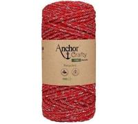 Anchor Crafty Fine Metallic 65 m Berry Šňůra
