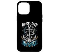 Anchor Deep Ancrage Nautique Coque pour iPhone 12 Pro Max