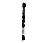 Anchor Fil à broder Motif perles, Coton, 00403 Schwarz, Noir