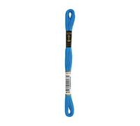 Anchor Fil à Broder, Coton, 00410 Bleu Turquoise, blau-türkis, Set de 8 Pièces