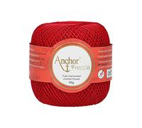 Anchor Fil à Crochet, Coton, 00047 Rouge