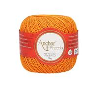 Anchor Pelote de coton à crochet Freccia n°12 50 g Orange 00314
