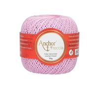 Anchor 4771012-00103 Fil à crochet en coton Rose