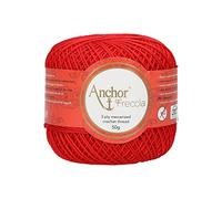 Anchor Freccia 4771006-00046 Fil à crochet Rouge 100% coton