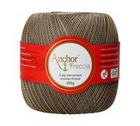 Anchor - Freccia | Coloris 392 | Fil à crocheter taille 20 | Pelote 200g | Fil pour crochet 100% coton, idéal pour activité créative