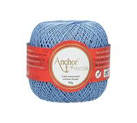 Anchor Fil à Crochet, Coton, 00130 Bleu, Set de 285 Pièces
