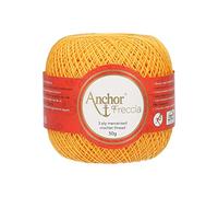 Anchor Freccia Force 12 4771012-00302 Fil à crochet jaune 100% coton