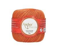 Anchor Freccia Stärke 12 4771012-01003 Fil à crochet Orange 100% coton