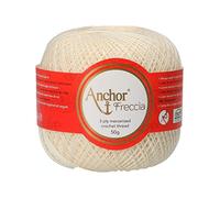Anchor Freccia Stärke 16 4771016-06650 Fil à crocheter 100% coton Blanc