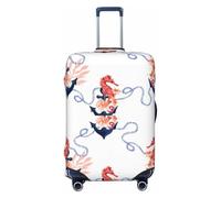 Anchor Hibiscus Rope Housse de protection élastique pour bagages de voyage 45,7 à 81,3 cm, noir, L