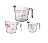 Anchor Hocking Anchor 92032ECOM 77940 Lot de 3 tasses à mesurer Transparent
