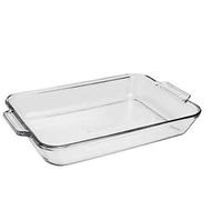 Anchor Hocking Grand plat de cuisson rectangulaire en verre de 2 litres, passe au four et au lave-vaisselle