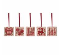 Anchor Kit au Point de Croix: Comptés: Etiquettes de Noël (Set 5)