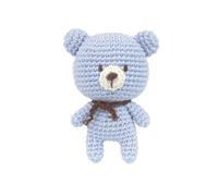 Anchor - Mini Kit Amigurumi Bobby l'Ours | Tout le nécéssaire à la réalisation Inclus | Kit Crochet Facile | 9 cm - Idéal Débutants & Cadeau Créatif - Ref A28C04-XS