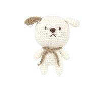 Anchor - Mini Kit Amigurumi Daniel le Chien | Tout le nécéssaire à la réalisation Inclus | Kit Crochet Facile | 9 cm - Idéal Débutants & Cadeau Créatif - Ref A28C06-XS