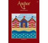 Anchor Tapisserie Wool – Kit de broderie à point lancé – Beach Huts