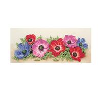 Anchor Kit Point de Croix compté - Spray of Anemones