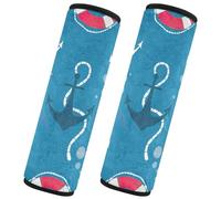 Anchor on Blue Sea Housse de ceinture de sécurité pour adultes