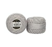 Anchor Perle, Épaisseur: 8, Emballage: 10G, Longueur du Canon: 82M Silbergrau Fils À Broder