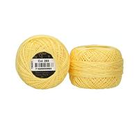 Anchor Perle, Épaisseur: 8, Emballage: 10G, Longueur du Canon: 82M zartgelb Fils À Broder