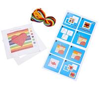 Anchor Premier kit Point de Croix pour Enfant Motif cœur Multicolore