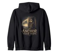 Anchor Your Hope Christian Faith Art inspiré de la Bible Sweat à Capuche