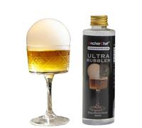 AnchorChef Lot de 2 mélanges à bulles décoratifs de 200 ml, bulles comestibles pour cocktails, accessoires pour pistolet à bulles de fumée à cocktail, accessoires de barman - Fonctionne avec pistolet