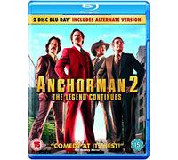 Anchorman 2: The Legend Continues (Blu-ray) Will Ferrell Christina Applegate