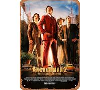 Anchorman 2 : The Legend Continues 2014 Plaque en métal rétro Décoration murale 30,5 x 20,3 cm