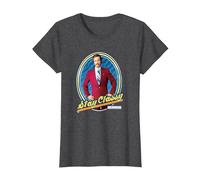 Anchorman Ron Burgundy Stay Classy Framed Portrait T-Shirt, Femme, Chiné Foncé, XS