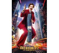 Anchorman, The 2 - Ron Burgundy Movie Cinéma - Affiche Impression - Taille 61x91,5 cm