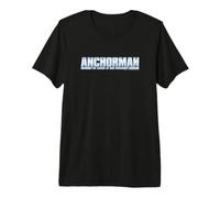 Anchorman: The Legend of Ron Burgundy Metallic Logo T-Shirt Haut de Gamme