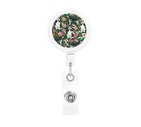 Ancien anglais chien de berger motif porte-Badge rétractable bobine Clip porte-carte d'identité pour infirmière étudiant employé de bureau