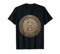Ancien Calendrier Maya Aztèque Mexicain Soleil Pierre Aztèque Aztèque T-Shirt