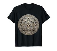 Ancien Calendrier Maya Aztèque Mexicain Soleil Pierre Aztèque Aztèque T-Shirt