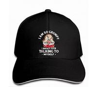 Ancien Casquette de Baseball Casquette de Baseball Tendance Je suis Grincheux Je n'ose même Pas me Parler Été Authentique Fitness Pop Musique Rebond Cap Chapeau de Soleil Polo Style Cadeau Cadeau