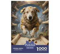 Ancien Chien Berger anglaisJigsaw Puzzles for Adults 1000pcs Age 12+ for Adults Challenge HighDifficulty Beautiful Decoration for Women Gifts for Man70x50cm/1000pcs