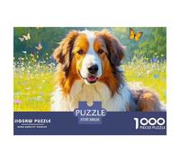 Ancien Chien Berger anglaisJigsaw Puzzles for Adults 1000pcs Age 12+ for Adults Challenge HighDifficulty Beautiful Decoration for Women Gifts for Man38x26cm/1000pcs